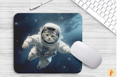 Cute Astronaut Domestic Shorthair Cat