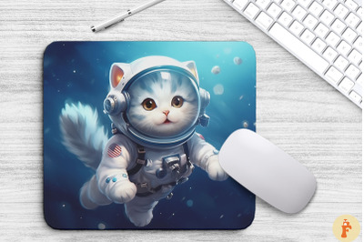 Cute Astronaut Norwegian Forest Cat