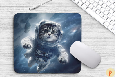 Cute Astronaut Norwegian Forest Cat