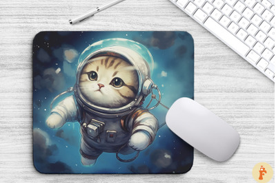 Cute Astronaut Scottish Fold Cat