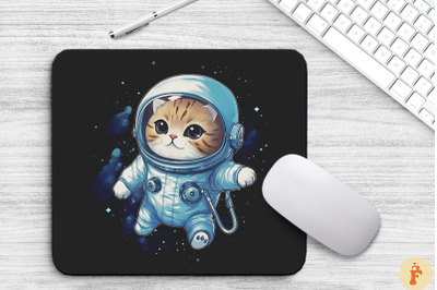 Cute Astronaut Scottish Fold Cat