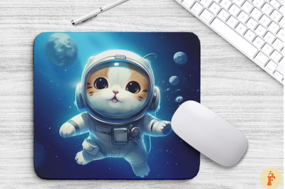 Cute Astronaut Scottish Fold Cat