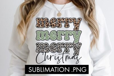 Western Merry Christmas PNG Sublimation