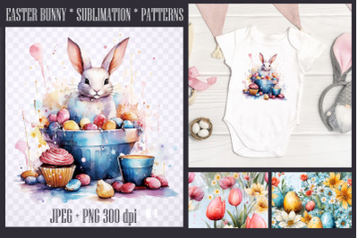 Easter Kit Digital Paper/Sublimation Design| PNG|JPEG