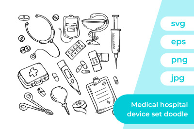 Medical Hospital Device Set of Drawings