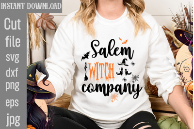 Salem Witch company SVG cut file,halloween svgs, svg halloween designs