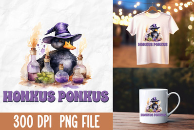 Honkus Ponkus Halloween Witch Goose