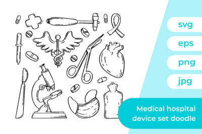 Medical Hospital Device Set of Drawings