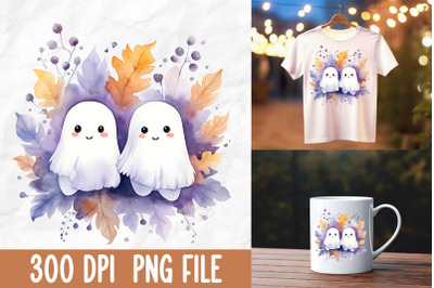 Retro Halloween Cute Boo Ghost Autumn