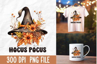 Hocus Pocus Halloween Witch Fall Leaf