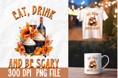 Eat Drink And Be Scary Halloween Wine