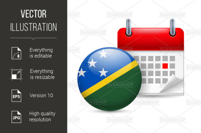 Icon of National Day in Solomon Islands