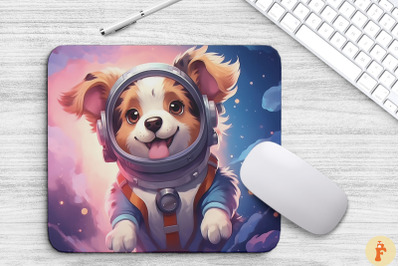 Cute Astronaunt Australian Shepherd Dog