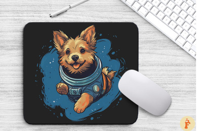 Cute Astronaunt Australian Terrier Dog