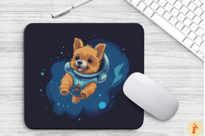 Cute Astronaunt Australian Terrier Dog