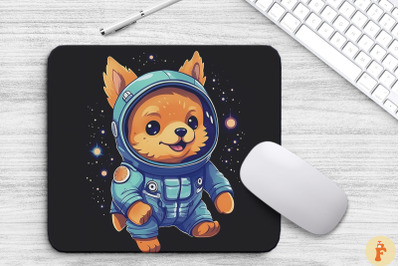 Cute Astronaunt Australian Terrier Dog