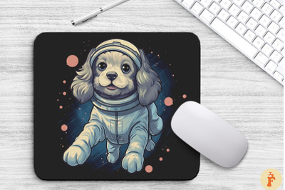 Cute Astronaunt Cocker Spaniel Dog