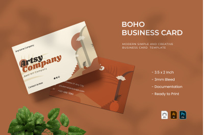 Boho - Business Card