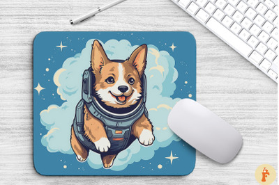 Cute Astronaunt German Shepherd Dog