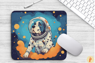 Cute Astronaunt Great Dane Dog Mouse Pad