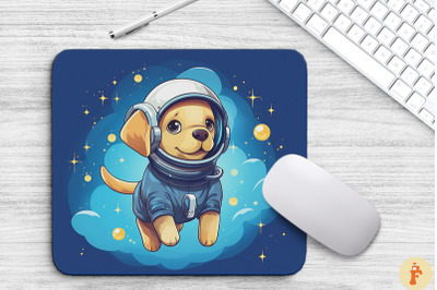 Cute Astronaunt Labrador Retriever Dog