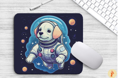 Cute Astronaunt Labrador Retriever Dog