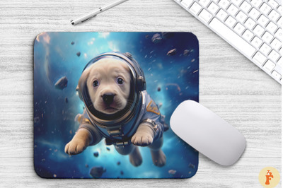 Cute Astronaunt Labrador Retriever Dog