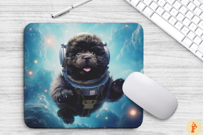 Cute Astronaunt Newfoundland Dog