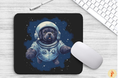 Cute Astronaunt Newfoundland Dog