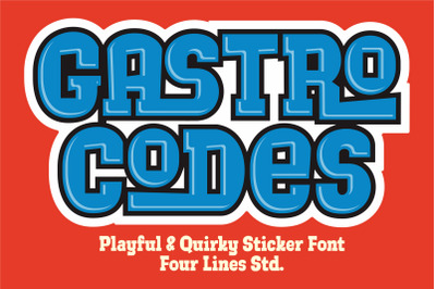 Gastro Code - Playful Display Font