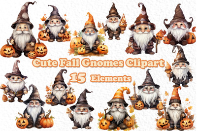 Cute Gnomes clipart Fall Gnomes,Gnomes houses,Thanksgiving