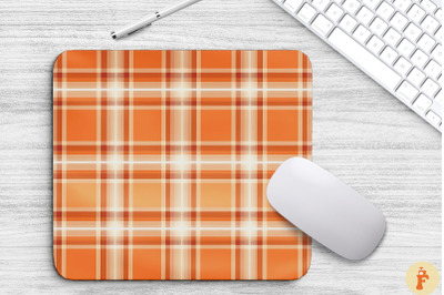 Thanksgiving Plaid Pattern Mouse Pad