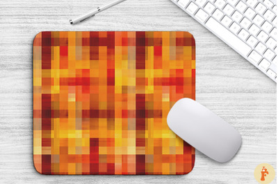 Thanksgiving Plaid Pattern Mouse Pad