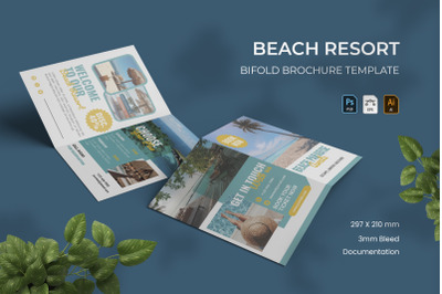 Beach Resort - Bifold Brochure