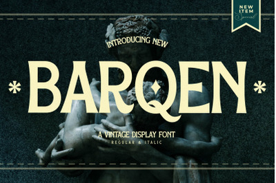 Barqen Typeface