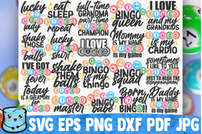 Bingo SVG Bundle