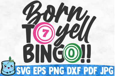 Born To Yell Bingo