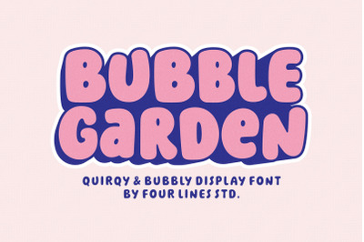 Bubble Garden - Playful Bubble Font