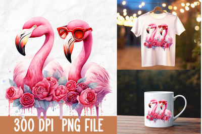 Breast Cancer Flamingo Sunglasses Rose