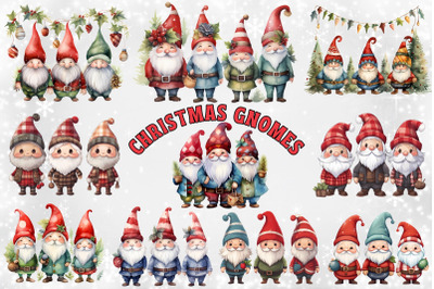 Christmas Gnomes Clipart Gnomies
