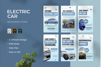 Electric Car - Instagram Story