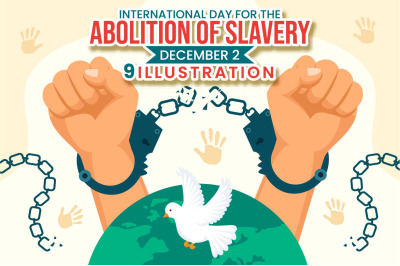 9 Day for the Abolition of Slavery Illustration