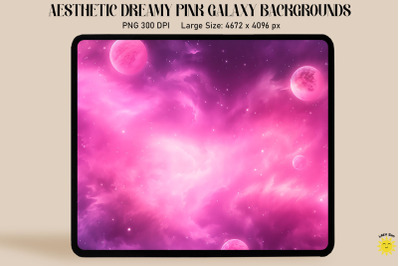 Pink Galaxy Aesthetic Backgrounds