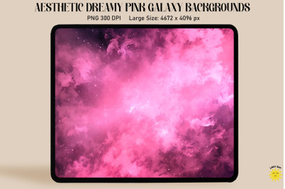 Dreamy Cosmic Pink Backgrounds