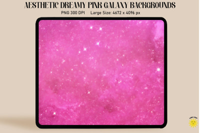 Dreamy Cosmic Pink Backgrounds