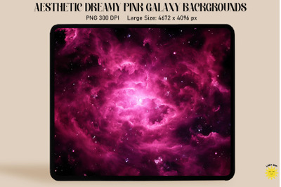 Dark Pink Galaxy Fantasy Backgrounds