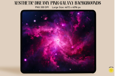 Dark Pink Galaxy Fantasy Backgrounds