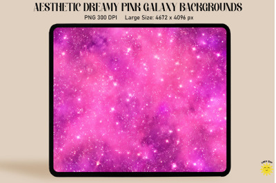 Magical Pink Cosmos Backgrounds