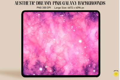 Dreamlike Pink Universe Backgrounds