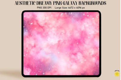 Dreamlike Pink Universe Backgrounds